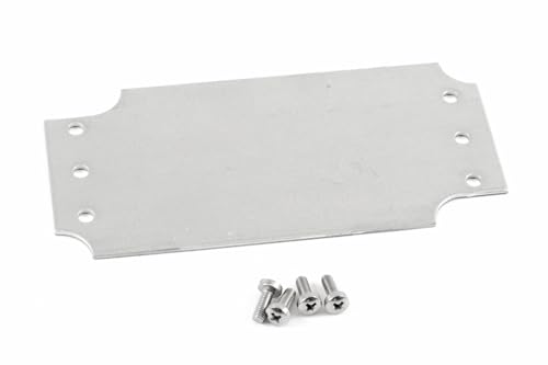 Hammond Electronics 1554CPL Montageplatte (L x B x H) 112 x 53 x 1mm Stahlblech Natur 1St. von Hammond Electronics