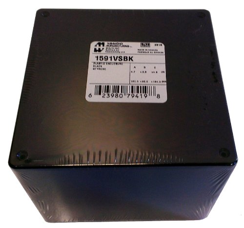 Hammond Electronics 1591VSBK 1591VSBK Universal-Gehaeuse 120 x 120 x 94 ABS Schwarz 1St. von Hammond Manufacturing