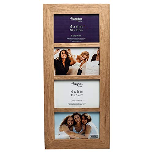 Hampton Frames New England 4648AP4 Bilderrahmen, Eiche, 4 x 15 cm, Naturholz von Hampton Frames