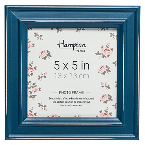 Hampton Frames Paloma PAL301955T Bilderrahmen, Glas, quadratisch, 13 x 13 cm, Blaugrün von Hampton Frames