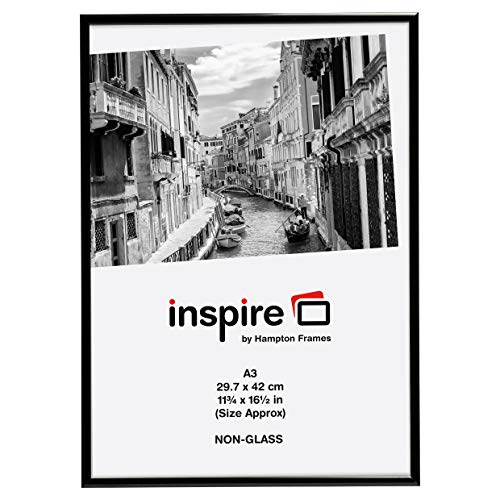 Hampton frames - PAAFA3BBBLK - A3 Aluminium Fotorahmen - Schwarz - 29,7 x 42 cm von Hampton Frames