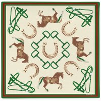 stile Equestre" - Kissenhülle , Pferdekissen Hülle Jäger Grün Reiter Home Decor Pferd von HamptonIvyDesigns