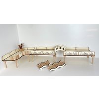 Große Rennbahn Hamster/Ebenen Hamstergehege | Linke Ausführung von Hamsterherz