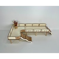 Kleine Rennbahn "Getreide" Hamster/Ebenen Hamstergehege | Linke Ausführung von Hamsterherz