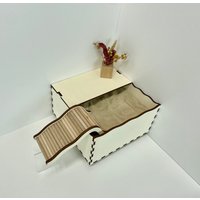 Sandbad/Buddelbox Mit Deckel - Inkl. Leiter Für Hamster Und Kleinnager Sandbad/Buddelbox Mit Deckel - Inkl. Leiter Für Hamster Und Kleinnager von Hamsterherz