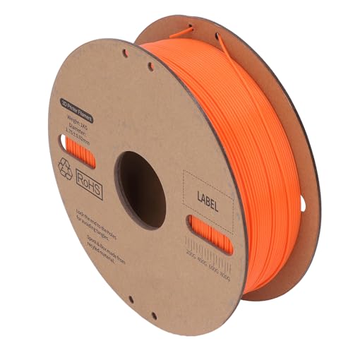 Hamwesh 3D -Drucker -Filament PLA 1,75 Mm, 1 Kg Orangen PLA Filament mit Hoher Geschwindigkeit von Bis zu 600 Mm S für Ender 3 CR10 3D Drucker von Hamwesh
