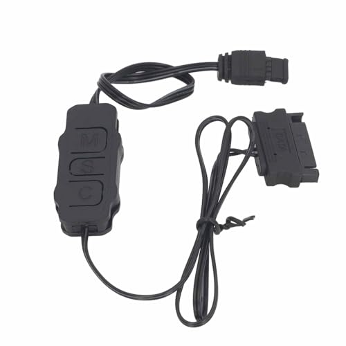 Hamwesh 5V 3Pin ARGB -Controller, NETRUNGSVERFAHRUNG Multi -Modi Manual Steuerelement mit Verlängerungskabel für PC Lüfter Leuchtstreifen Beleuchtungsbretter (BLACK) von Hamwesh