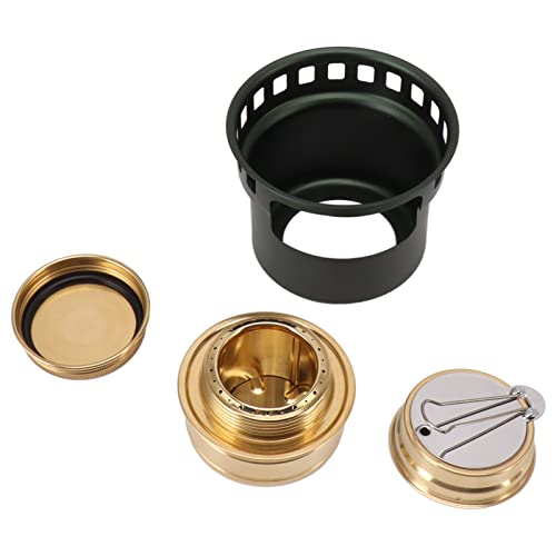 Hamwesh Alkoholherd, Mini Leichter Kupferbrenner mit Versiegelungsring Verlängerter Griff für Kochcamping Im Freien (GREEN) von Hamwesh