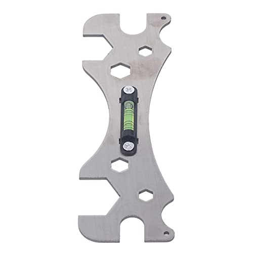 Hamwesh Badezimmerschlüssel, Edelstahl Oberflächenrostbriefe Spezialschlüssel mit Niveau für Taps Winkelventile Schläuche Duschrohre von Hamwesh