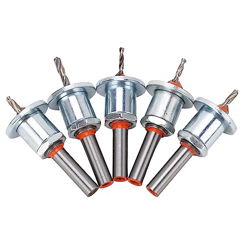 Hamwesh Countersink -Bohrer -Bit mit 5 Teilen für die Holzverarbeitung Einstellbar von Hamwesh