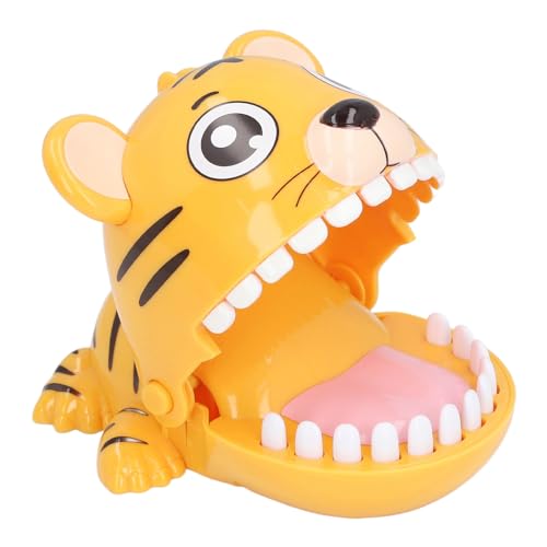 Hamwesh Dinosaurier Beißen Fingerspielzeug mit Rotierendem Rad für Interaktives Spiel, 2 in 1 Lustigem Trickspielspielzeug für Home Party Geschenke (YELLOW) von Hamwesh