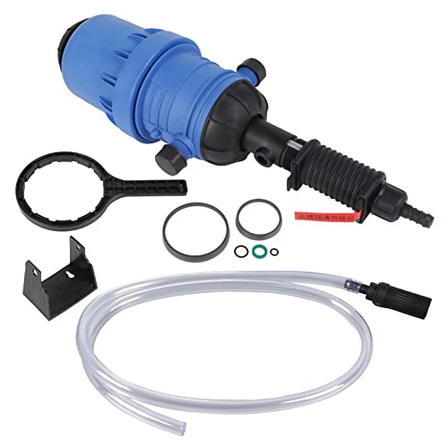 Hamwesh Düngemittelinjektor, Einstellbare 0,4% Bis 4% Verhältnis Wasser Betriebene Dosierpumpe mit Dichtung und Schlauch für die Tiergartenlandwirtschaft Hamwesh Düngemittelinjektor, Einstellbare 0,4% Bis 4% Verhältnis Wasser Betriebene Dosierpumpe mit Dichtung und Schlauch für die Tiergartenlandwirtschaft von Hamwesh