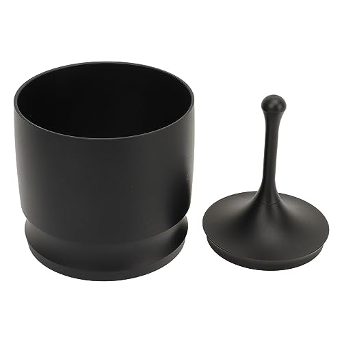 Hamwesh Edelstahl -Kaffee -Dosierungsringe Press, 58 Mm Aluminiumlegierung Kaffeepulver Pulver Picker mit Anti Korrosionsdesign für Kaffeezubehör (Schwarz 58 mm) von Hamwesh
