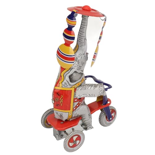 Hamwesh Elephant Tin Toy, Retro -Dreirad -Uhrwerksspielzeug mit Handgefertigtem Design für die Sammlung Geburtstag Party Festival Erinnerungen Überraschung Hamwesh Elephant Tin Toy, Retro -Dreirad -Uhrwerksspielzeug mit Handgefertigtem Design für die Sammlung Geburtstag Party Festival Erinnerungen Überraschung von Hamwesh