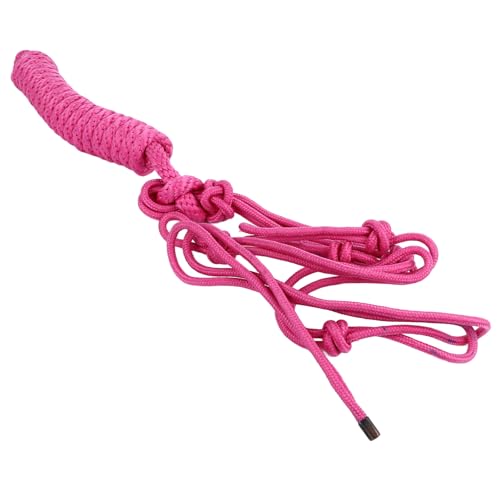 Hamwesh Geflechtes Seilhalter, Multi Knots Einstellbare Weben für den Täglichen Gebrauch Täglich mit Robustem Schnallenring für Viehvieh (PINK) von Hamwesh