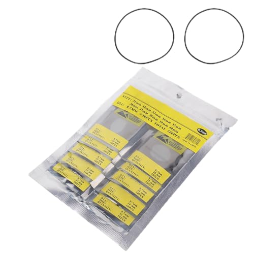 Hamwesh Gummisiegel Unterlegscheiben, 500 Stcs O Ring Uhren -Rücken -Dichtung Set Flexible Verschleiß Widerstands Ersatzteile für Uhrmacher Uhrenreparaturarbeiter mit Wasserbeständiger Funktion für Hamwesh Gummisiegel Unterlegscheiben, 500 Stcs O Ring Uhren -Rücken -Dichtung Set Flexible Verschleiß Widerstands Ersatzteile für Uhrmacher Uhrenreparaturarbeiter mit Wasserbeständiger Funktion für von Hamwesh