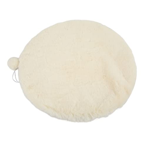 Hamwesh Hundebettmatte, Gemütliches Rundes Haustier -Schlafkissen mit Kleiner Kugel für Kleine Mittelgroße Hunde Katzenbettkiste Warm Warm Flauschige Weiche Anti -Schlupf Comfy Kistenkissen Leicht von Hamwesh