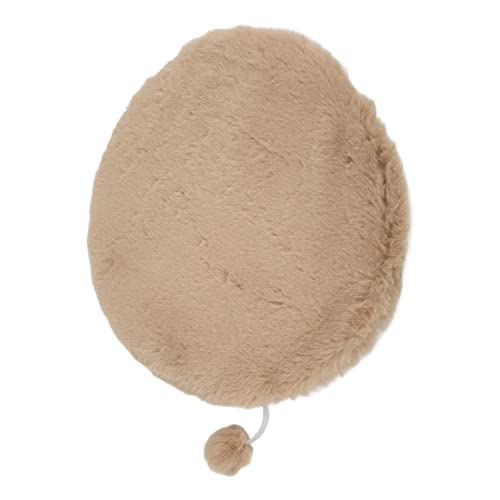 Hamwesh Hundebettmatte, Gemütliches Rundes Haustier -Schlafkissen mit Kleiner Kugel für Kleine Mittelgroße Hunde Katzenbettkiste Warm Warm Flauschige Weiche Anti -Schlupf Comfy Kistenkissen Leicht von Hamwesh