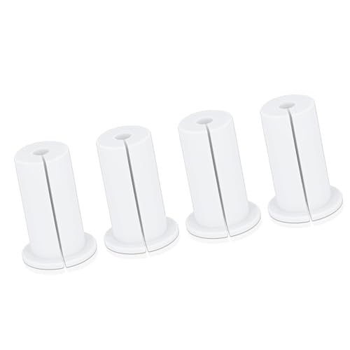 Hamwesh Kabel -Routing -Kit 4 PCs, 1 Zoll Gummi Wand Grommet für Ethernet Kabel Pass Pass Treffen mit Kabelorganisation für Wandkabelmanagement Kits (WHITE) von Hamwesh