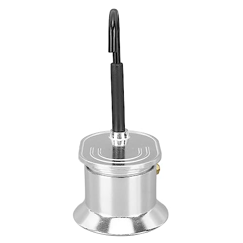 Hamwesh Kaffeemaschine, Aluminiumlegierung Single Tube Moka -Topf, Leichtes Tragbares Anti -Rost schnell Funktionierender Öster Hersteller mit 90 Sekunden Brewing für Campingfeiern Im Freien Im von Hamwesh