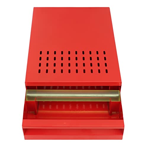 Hamwesh -Knockbox -Schublade, Edelstahl Kaffeegelände Klopfbehälter mit Abnehmbarem Design für Coffeeshops Home Office (Rot) von Hamwesh