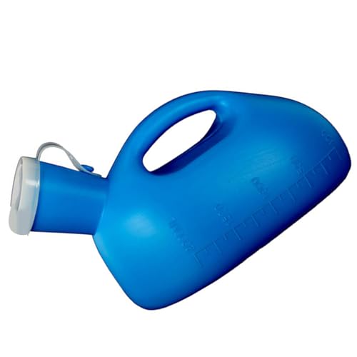Hamwesh Männliche Urinalflasche, 2000 Ml Tragbare Urinflasche mit Deckel für Hospital Home Camping Car Travel von Hamwesh
