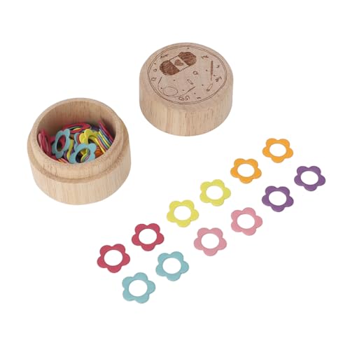 Hamwesh Metallstich -Marker -Ring, 60pcs Farbenfrohe Blumenformhäkelmarkierungen mit Sicherheitsstiften Zum Stricken von Häkel Projekten Hamwesh Metallstich -Marker -Ring, 60pcs Farbenfrohe Blumenformhäkelmarkierungen mit Sicherheitsstiften Zum Stricken von Häkel Projekten von Hamwesh