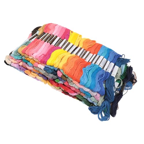 Hamwesh Multi -Farbsticker -Zahnseide, 200 Farben Stickfäden für Handwerks Kreuzstich Quasten mit Polyestermaterial für Handnähprojekte von Hamwesh
