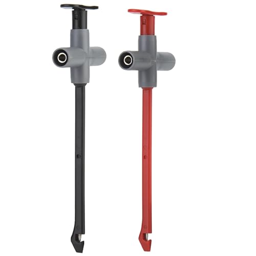Hamwesh Multimeter -Test -Clamp/Holder 2PCS P5010 Langable Punktionssonde Zuverlässiger Clamp/Holder für 4mm Bananenstopfen mit Stabiler Leistung Zur Automatischen Reparatur von Hamwesh