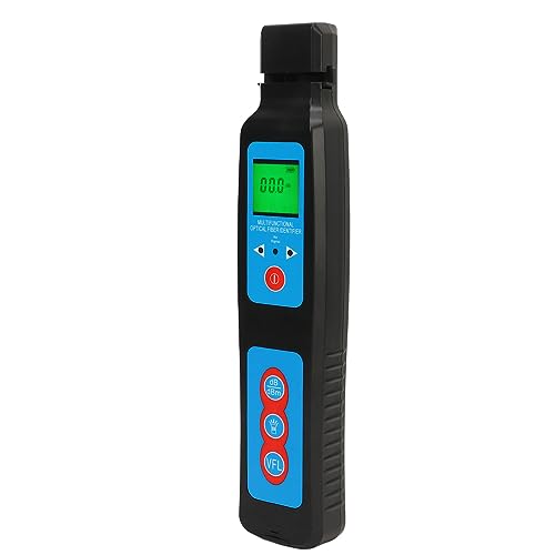 Hamwesh OPTICAL FIBER IDENTIFIER AUA-40A, Faserdetektor mit 800-1700 Nm für DIA0.25 0.9 2,0 3. Faserfaser-Patch-Kabel Einfache Operation Multi-Frequenz-Identifikationsschallaufforderung von Hamwesh