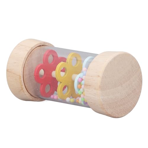 Hamwesh Regenmacher, Hölzerner Regenstick mit Regenbogenfarben für Babys Kleinkinder Bildungsmusikinstrument Shaker Spielzeug für Frühkindliche Musikkurse Percussion Instrumente (Klein) von Hamwesh