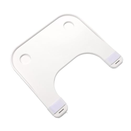 Hamwesh Rollstuhltablett, Plastik Entfernbarer Rollstuhl -Lap -Tablett mit Tassenhalter für Tragbare Rollstuhlschreibtisch Essen Hilfsmittelpatienten Lesen Ruhest (White) von Hamwesh