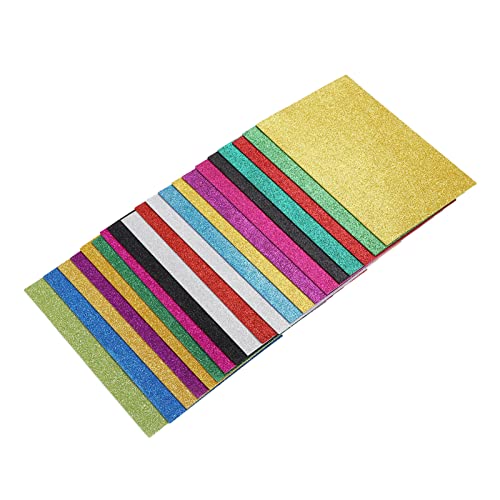 Hamwesh Schaumblätter Glitzer, 20 Pack Selbstkleber Faltbares Schnitthandwerkspapier für DIY -Karten Scrapbook Decoration Party mit Kleber -Backing Hamwesh Schaumblätter Glitzer, 20 Pack Selbstkleber Faltbares Schnitthandwerkspapier für DIY -Karten Scrapbook Decoration Party mit Kleber -Backing von Hamwesh