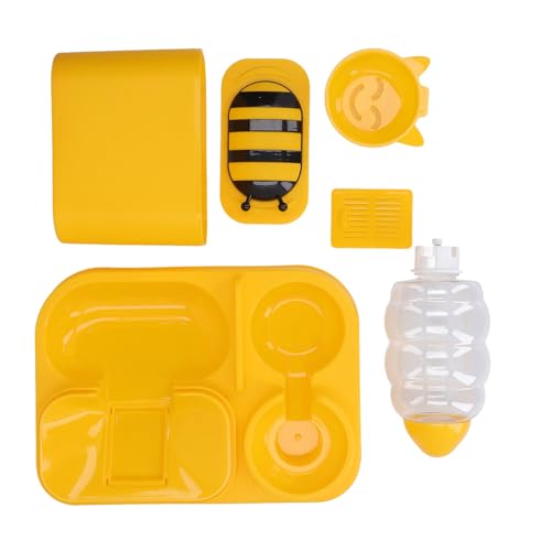 Hamwesh Schwerkraft Haustierfutter- und Wasserspender Set, Große Kapazität 2 in 1 Automatische Haustierfuttermittel mit Abnehmbarer Wasserschale für Hunde Katzen Haustiere von Hamwesh