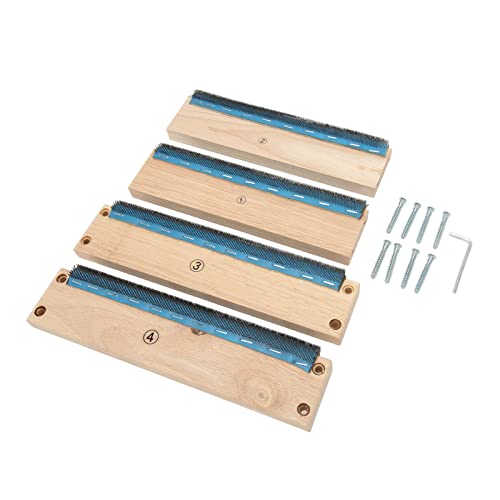 Hamwesh Stickstreifenrahmen, Robustes Solidwood 4 -Seitenstreifenrahmen mit Schrauben und Sechskantschlüssel für Tufting DIY -Projekte 9,8 Zoll von Hamwesh