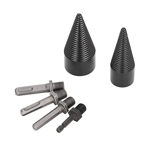 Hamwesh Stiefmaschinenbohrbit, 6 -Stcs 32 Mm 42 Mm Kohlenstoffstahlkegelbohrer, Abnehmbare Multifunktionale Tragbare Holzsplitter -Bohrer mit 4 Griffen Aufbewahrungsbox für Split Oak Hickory Walnuss Hamwesh Stiefmaschinenbohrbit, 6 -Stcs 32 Mm 42 Mm Kohlenstoffstahlkegelbohrer, Abnehmbare Multifunktionale Tragbare Holzsplitter -Bohrer mit 4 Griffen Aufbewahrungsbox für Split Oak Hickory Walnuss von Hamwesh