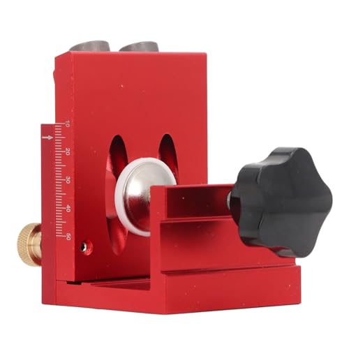 Hamwesh Taschenloch-Jig-Kit, Aluminiumlegierung mit 15 Grad Abgewinkelter Bohrung für 12-45 Mm Brettdicke Hamwesh Taschenloch-Jig-Kit, Aluminiumlegierung mit 15 Grad Abgewinkelter Bohrung für 12-45 Mm Brettdicke von Hamwesh