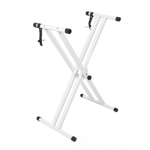 Hamwesh Tastaturständer, Einstellbare Höhenbreite Doppel X Frame Metal Piano Ständer mit Nicht -Schlupf -Design für 54 Bis 88 Taste Electronic Keyboards Hamwesh Tastaturständer, Einstellbare Höhenbreite Doppel X Frame Metal Piano Ständer mit Nicht -Schlupf -Design für 54 Bis 88 Taste Electronic Keyboards von Hamwesh