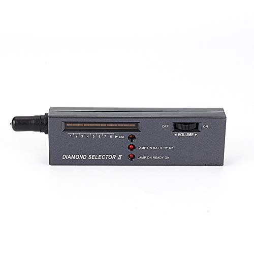 Hamwesh Tester, DC 9V Batterie Hochgenauigkeit Schmuck Tester Professional mit Gürteldichtung für Anfänger -Experte von Hamwesh