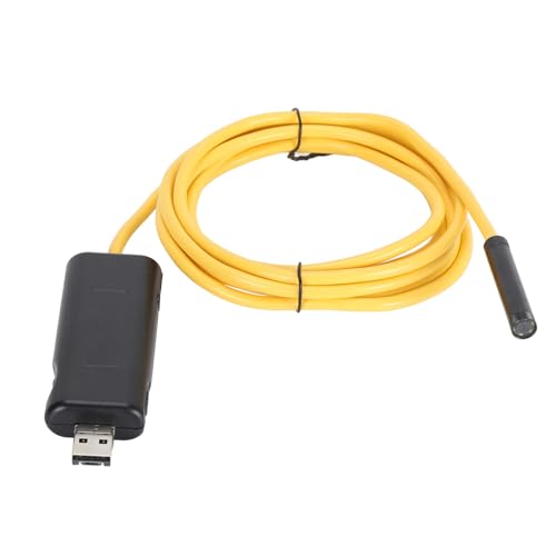 Hamwesh USB -Endoskop, 8mm 720p Brennweite WiFi -Inspektion Schlangenkamera mit 6 LED Leuchten Halb Starres Kabel IP67 Wasserdicht für Automotoren (10 m / 32,8 Fuß) von Hamwesh