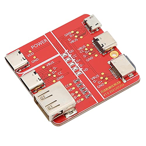Hamwesh USB -Kabel -Tester, 3 in 1 Datenkabel Testvorrichtung mit Micro Vom Typ C für Schnittstelle, Ladungstestkarte für die Datenlinie für die Aus Erkennung von Hamwesh