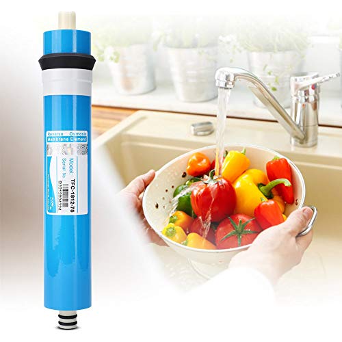 Hamwesh Umgekehr Osmosemembran, 0,0001 Micron RO -Filter mit Abdeckung für die Filtration des Sinkwasserreinigersystems, Entfernt Bakterien Schwermetalle -Verunreinigungen (1812-75G) von Hamwesh