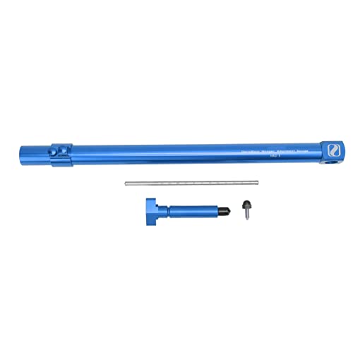Hamwesh Umwerferkleiderbügel -Ausrichtungsanzeige, 400 -mm Aluminium Legierung Heck Umwerfer Ausrichtungswerkzeug mit Messgerät für die Reparatur und Richtige (Blue) von Hamwesh