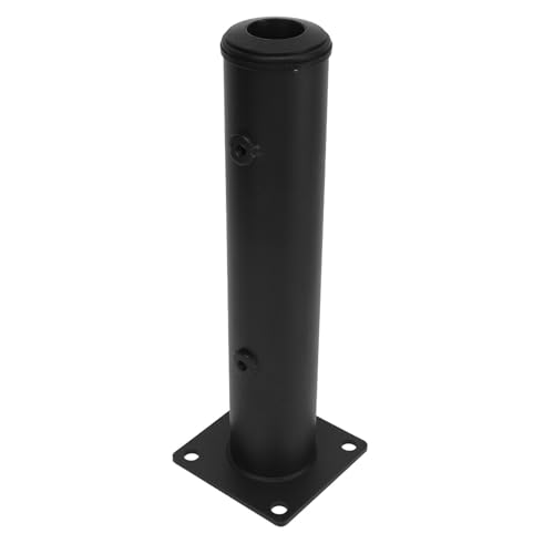 Hamwesh Verstellbarer Edelstahl -Regenschirmstand, Robuste Regenschirmbasis mit 4 Montaglöchern für Outdoor Deck Dock Balkon Terrasse von Hamwesh