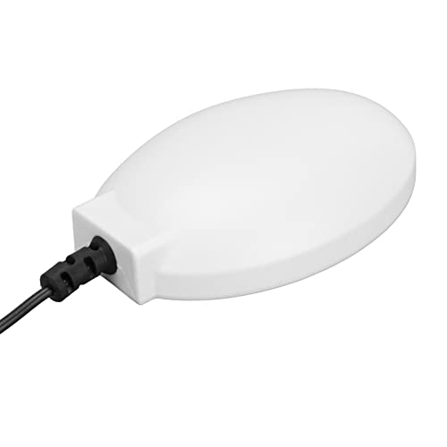 Hamwesh Vogelbadheizung, 35 ℃ Thermostatisch Kontrollierter Warmwasserbereiter mit USB -Stecker für Outdoors Vogelbäder, für Garten und Rasen, für Vögel und Kleine Tiere (White) von Hamwesh