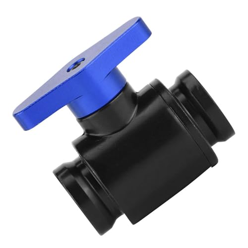 Hamwesh Wasserkühlventil, Messing -Kugelventil mit Griffdesign für Computerwasserkühlsystem Hochflussstruktur G1/4 -Gewinde (Blauer Schalter) von Hamwesh