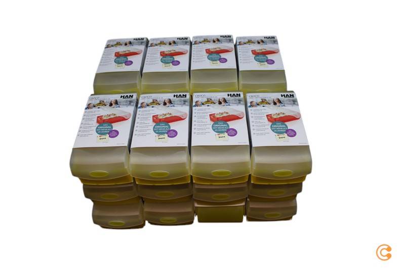 HAN 998-653 Karteibox Transluzent Gelb max. der Karten: 500 Karten 24 STÜCK von Han