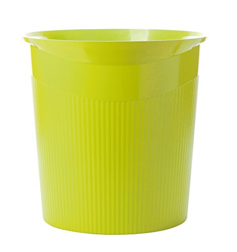 HAN Papierkorb HAN LOOP 18140-50 in Trend Colour Lemon / 13 Liter Fassungsvermögen / trendiges Design / Stabiler & schmutzunempfindlicher Mülleimer / 6 Stück von HAN