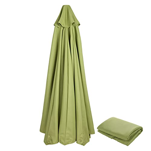 HanOBC 3 m 8 Rippen Terrassenschirm Ersatz Baldachin Outdoor Marktschirm Ersatz Top Sonnenschirm Terrassenschirme Tischschirme für den Außenbereich (nur Baldachin) von HanOBC