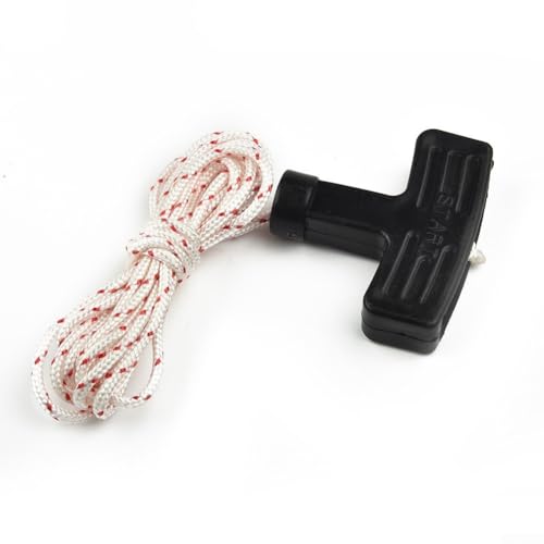 2 5 m Nylon-Starterseil mit Griff, 3 mm Durchmesser, entworfen für Rasenmäher, Kettensägen und Elektrowerkzeug-Anwendungen von HanOaki